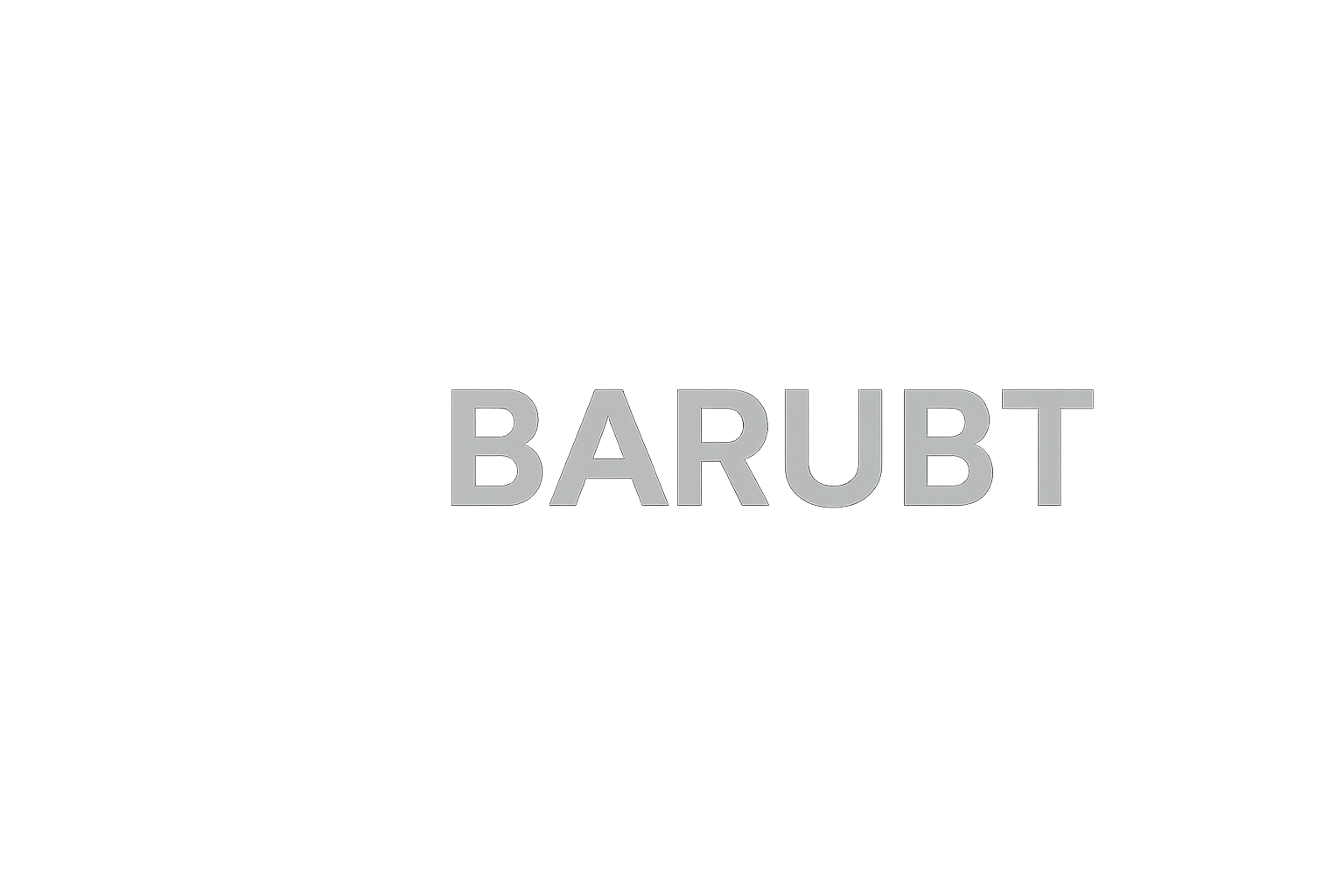 BARUBT - LOGO name, make it nice too look at, modern, make it match the website colors 